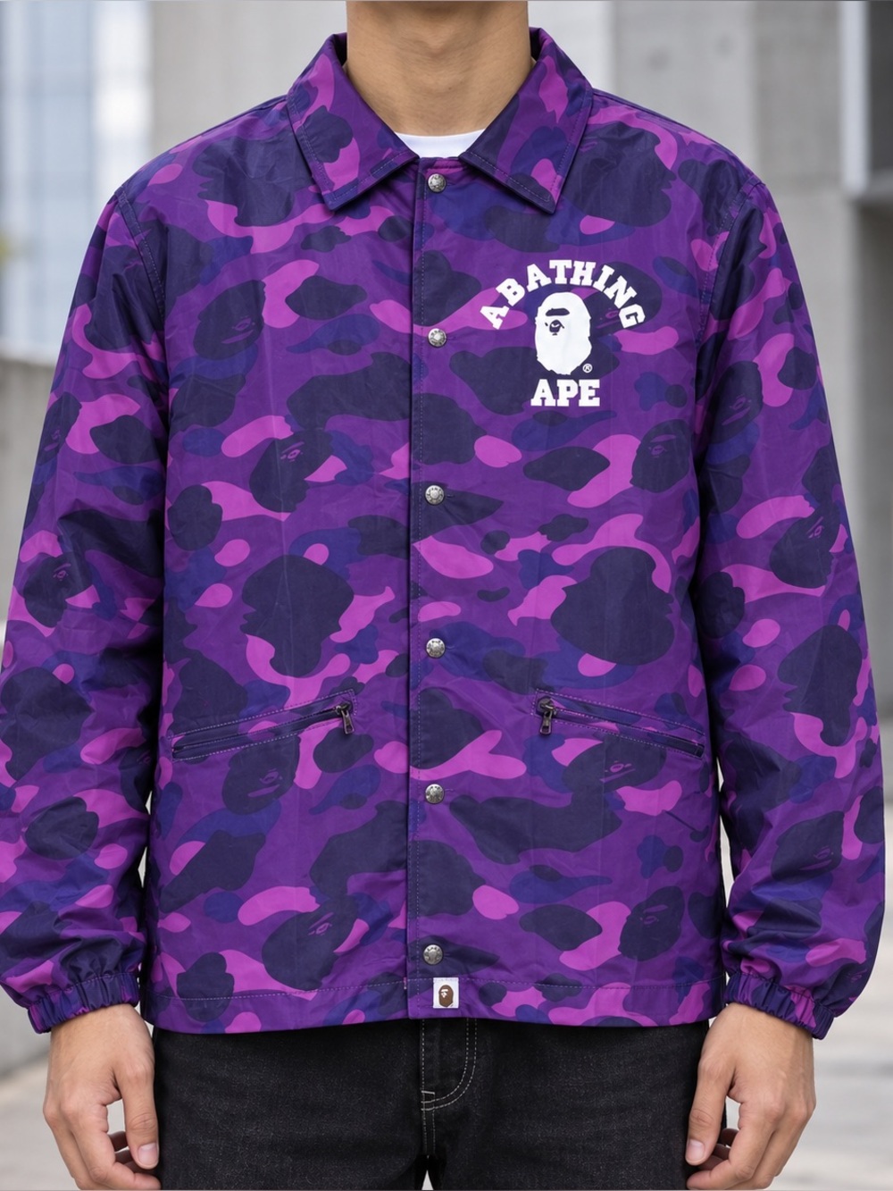 BAPE A Bathing Ape Camo Jacket Men's Sz. M